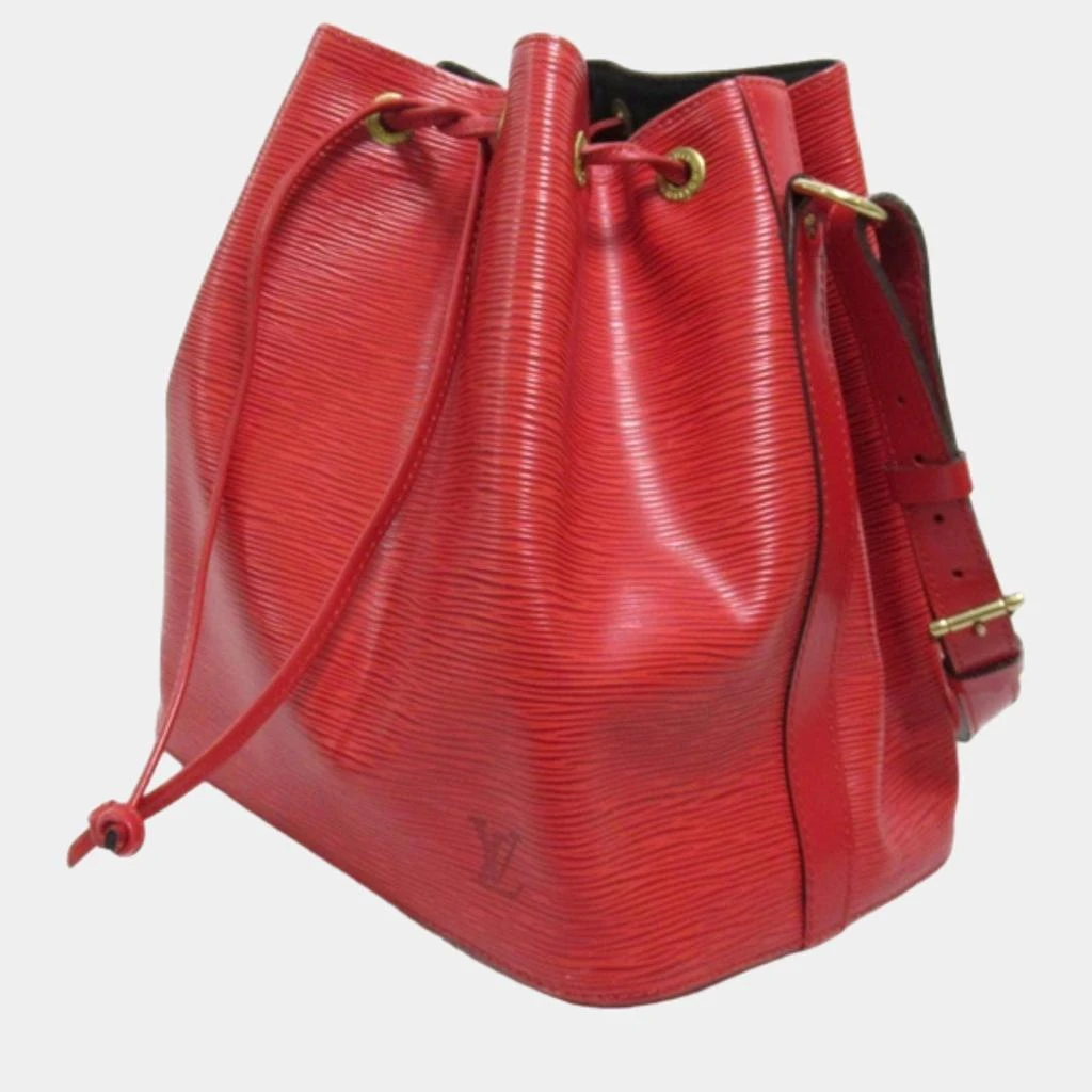 Louis Vuitton Louis Vuitton Red Leather Epi Petit Noe Crossbody Bag 2