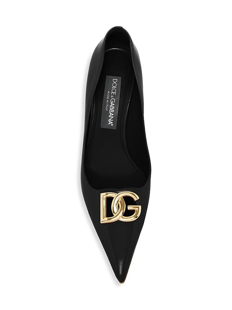 Dolce
Gabbana 65MM Logo Leather Pumps 5
