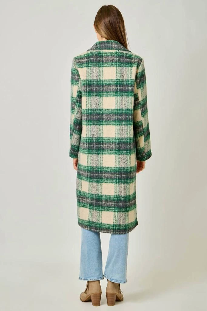 mystree Mystree - Plaid Long Coat 2