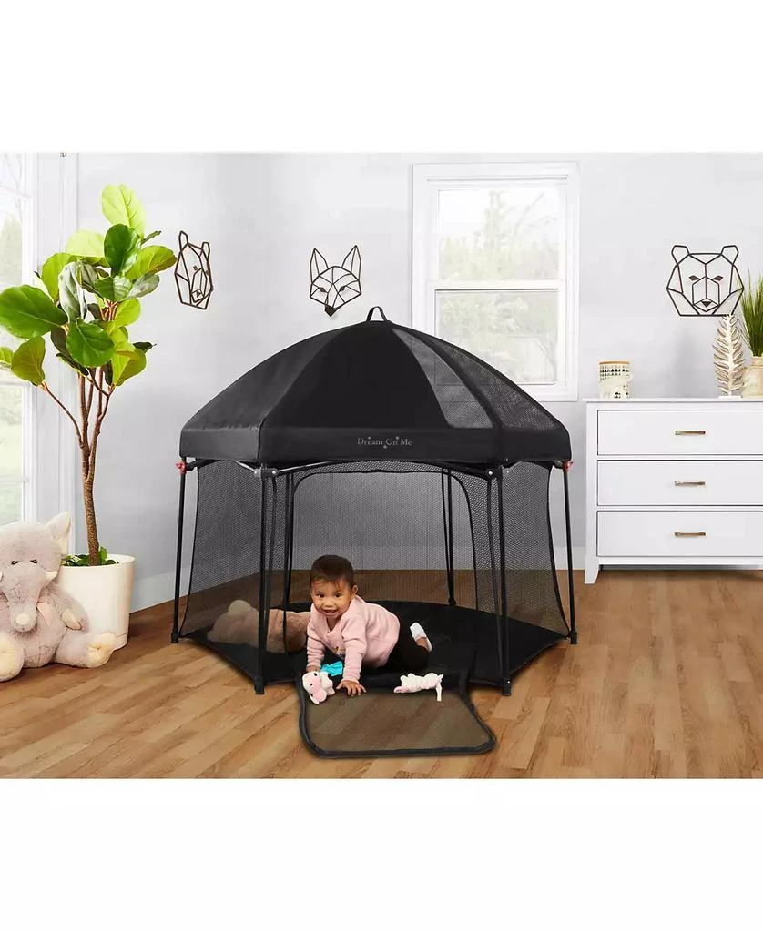 Dream On Me Onyx Playpen Set with Canopy 9