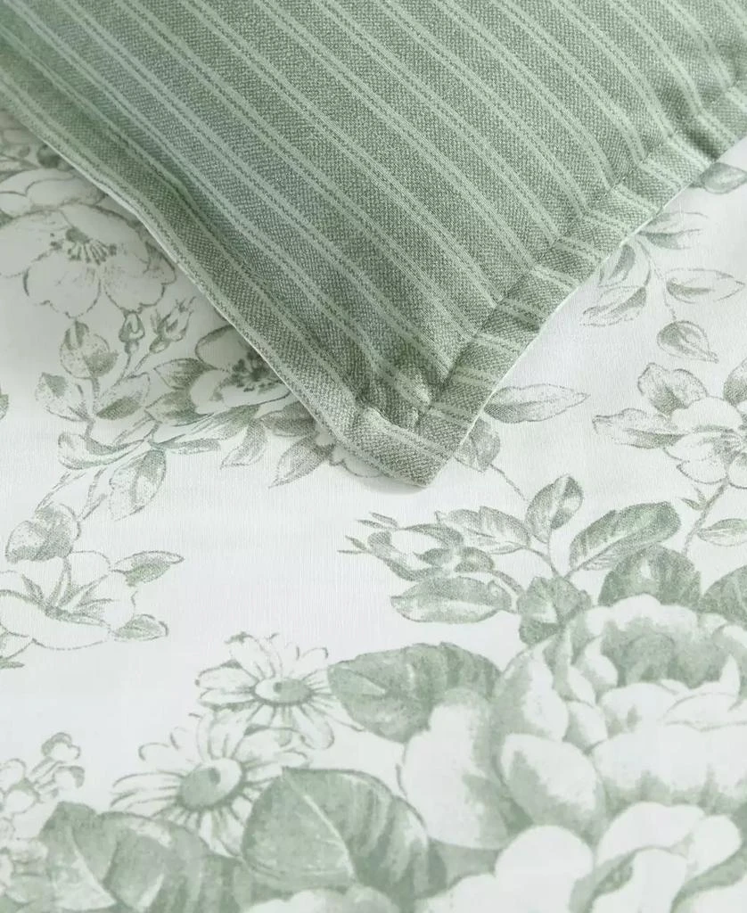 Laura Ashley Toile Delight Reversible 5-Pc. Comforter Set 5