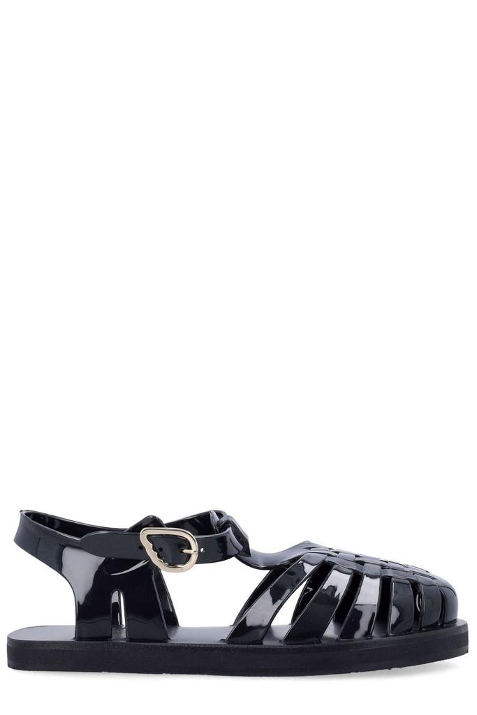 サンダル・ミュール ANCIENT GREEK SANDALS HOMERIA JELLY SANDAL (HOMERIA BLACK) Homeria Jelly – Ancient Greek Sandals
