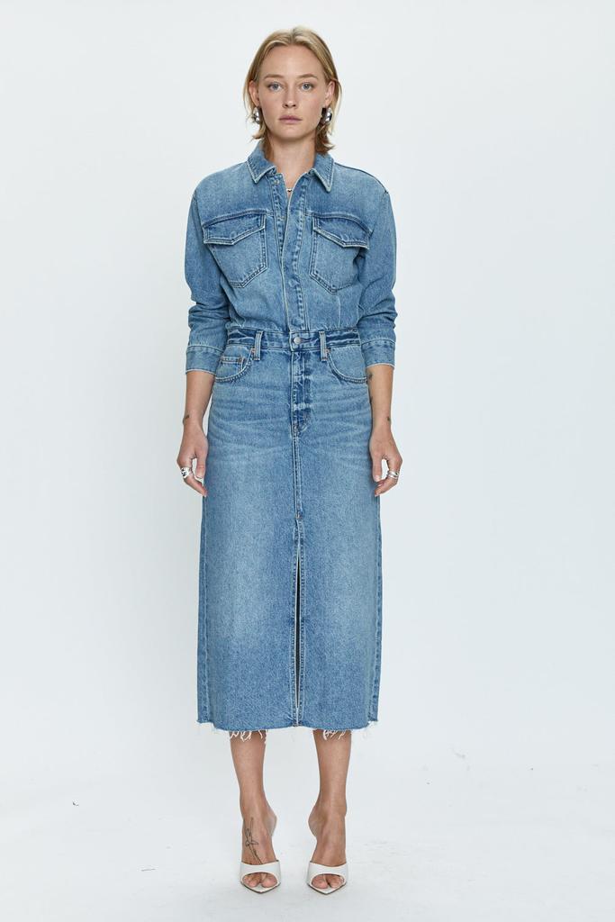 Pistola Denim Amira Midi Dress - Marcel