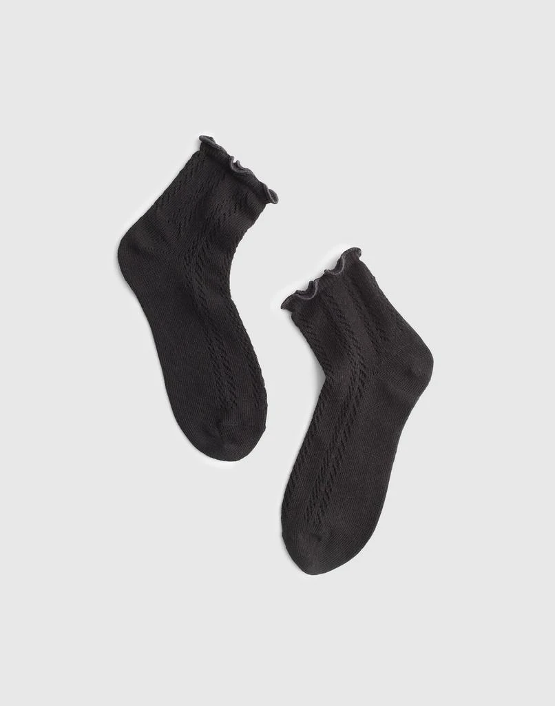 Madewell Textured-Knit Ankle Socks