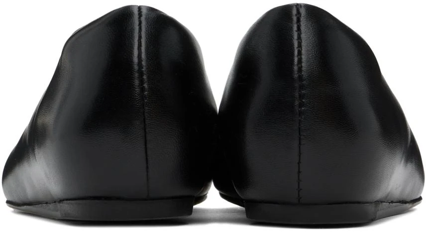 Simone Rocha Black Embellished Pointed Toe Ballerina Flats 2