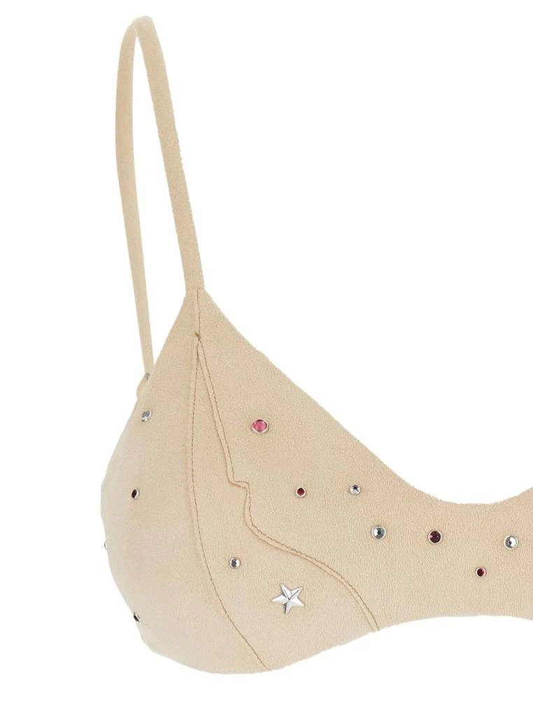 Venuja Beige Sequin Bikini In Tech Fabrich Stretch Woman 3