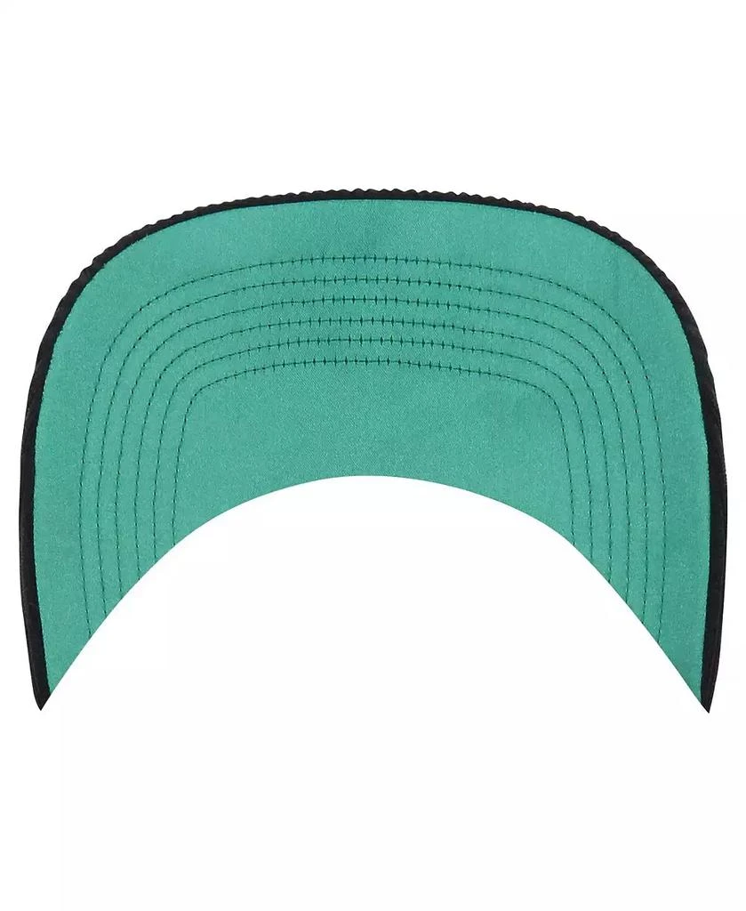 47 Brand Men's Black Miami Dolphins Letterman Hitch Adjustable Hat 2