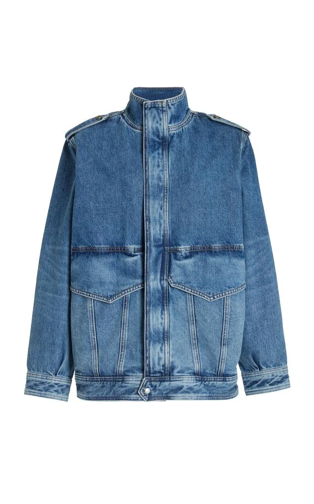 FRAME FRAME - Oversized Denim Jacket - Blue - S - Moda Operandi 1