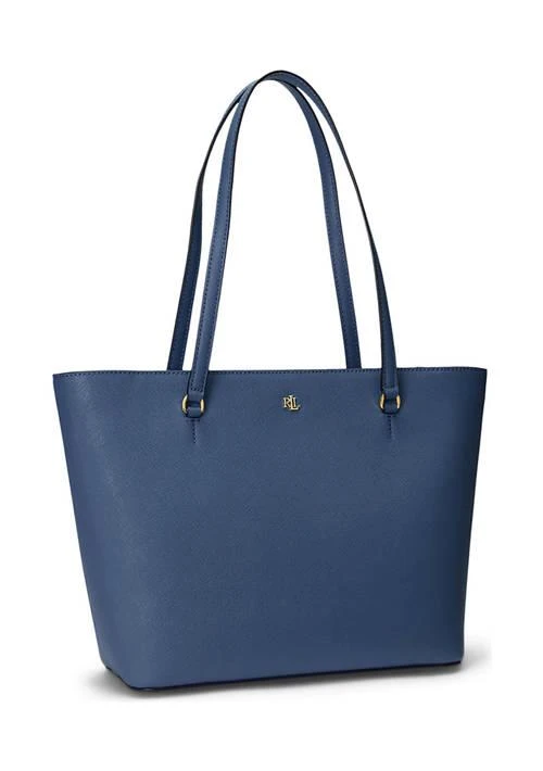 Ralph Lauren Ralph Lauren Crosshatch Leather Medium Karly Tote 3