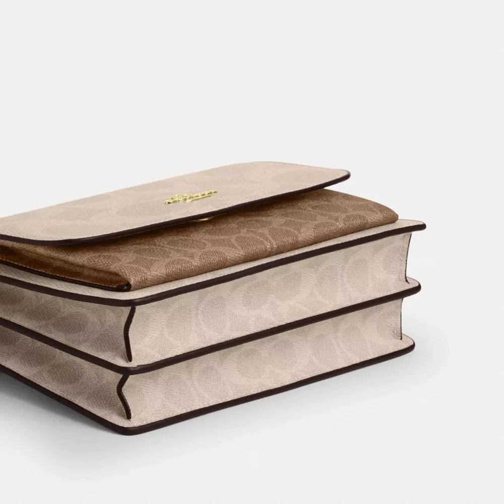 Coach Klare Crossbody Bag In Blocked Signature Canvas 7