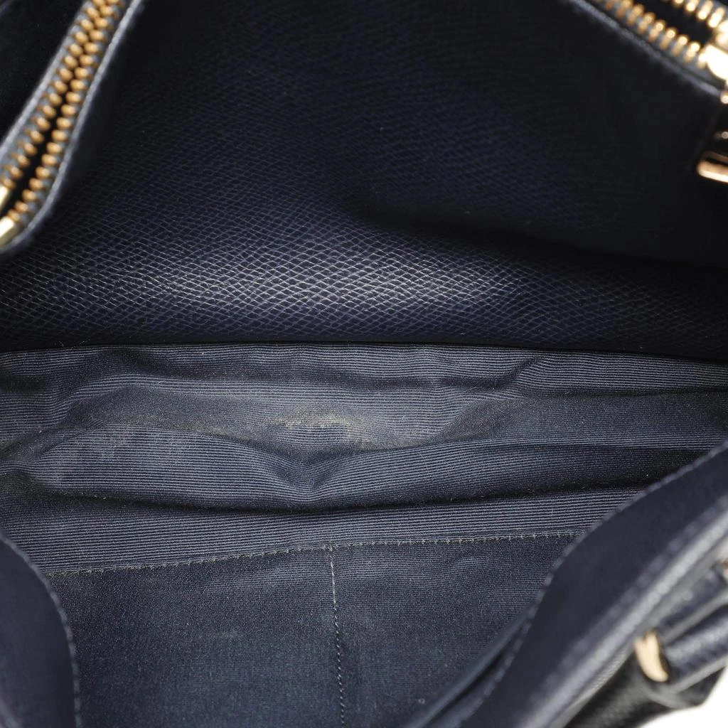 Coach Coach Navy Blue Leather Margot Satchel 8