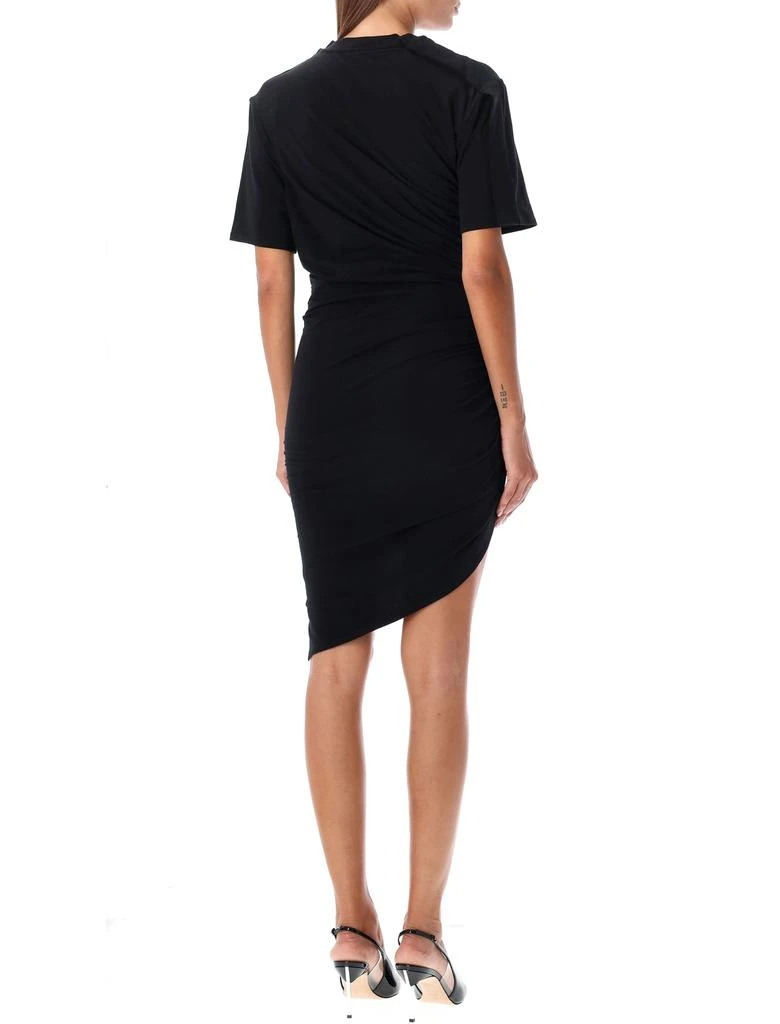 knee length dresses for ladies Irena Halter Ruched Cotton Mini Dress – CAYLO