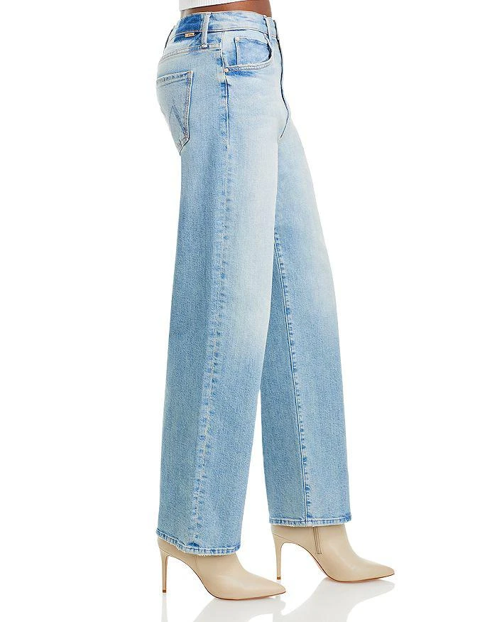 MOTHER The Spitfire Sneak High Rise Wide Leg Jeans in I Confess 4