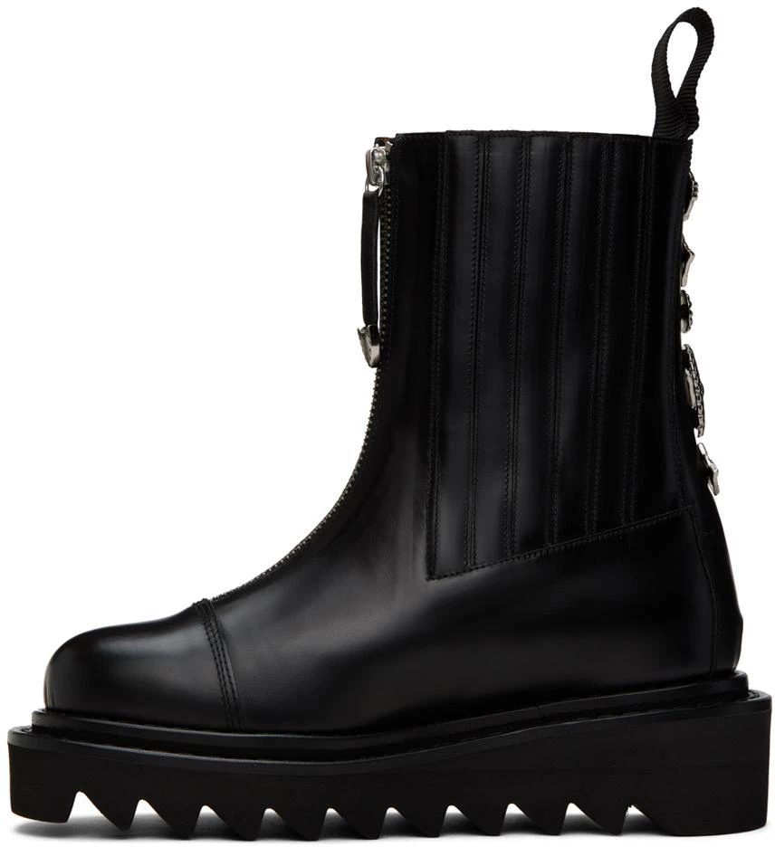 Toga Pulla Black Zip Boots 3