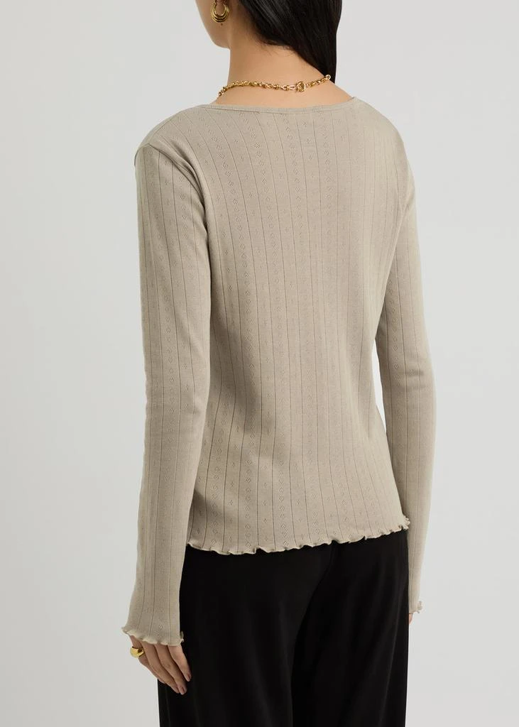 SKALL STUDIO Edie pointelle cotton top 3
