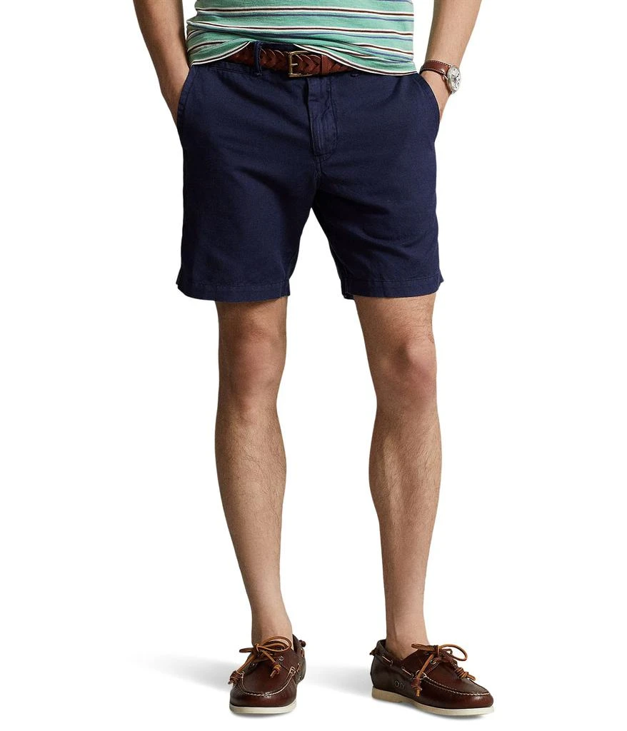 Polo Ralph Lauren 8" Straight Fit Linen-Cotton Shorts 1