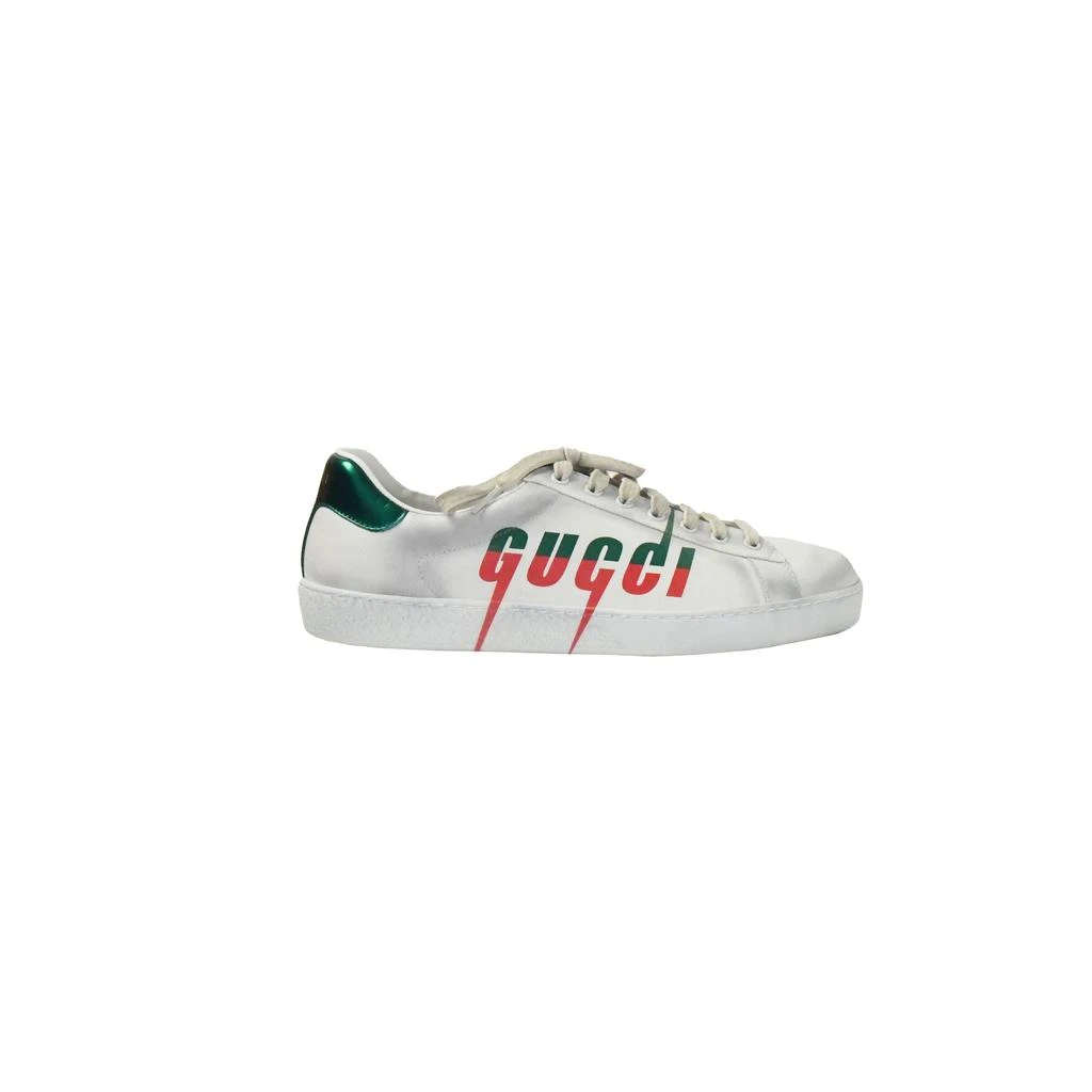 GUCCI Gucci Ace Logo Sneaker White Red Verde 2