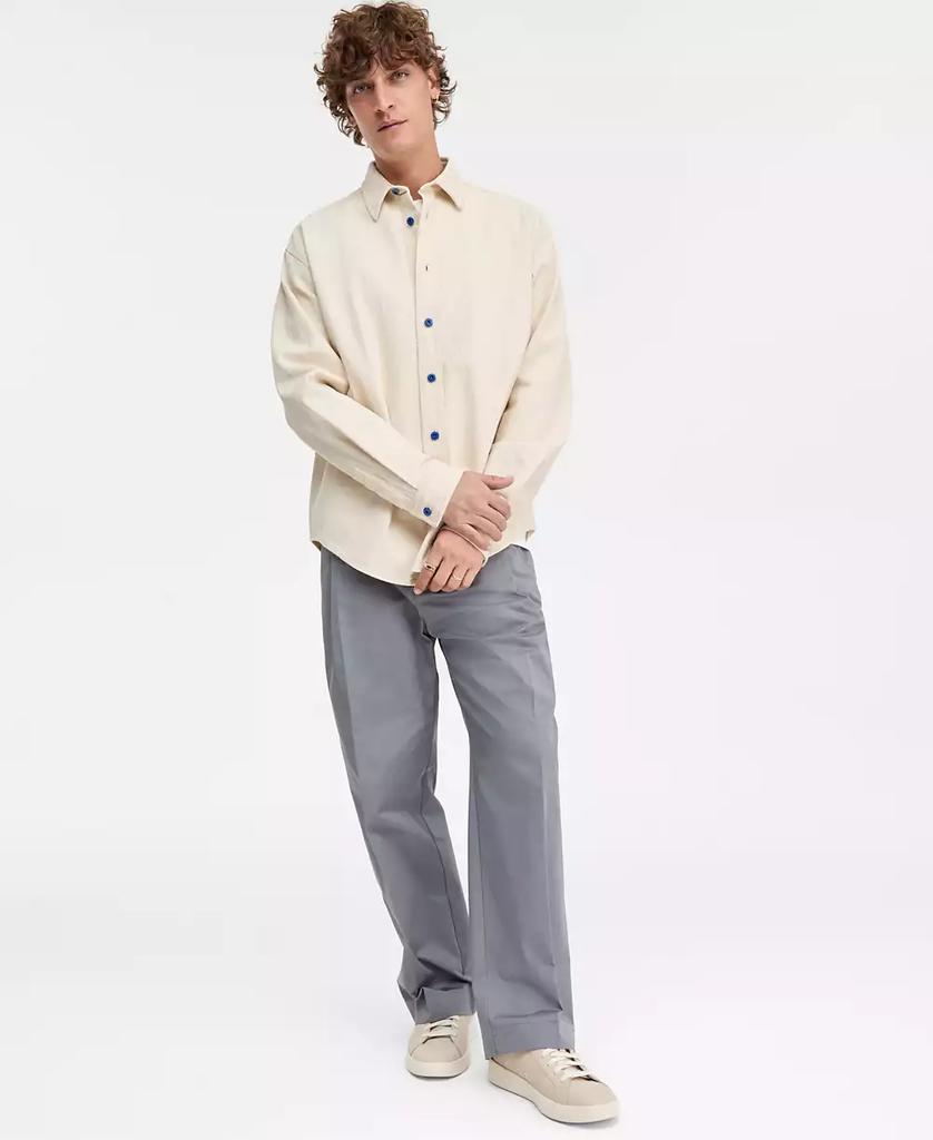 Hugo Boss Men's Cotton Ebino Button-Front Shirt Jacket