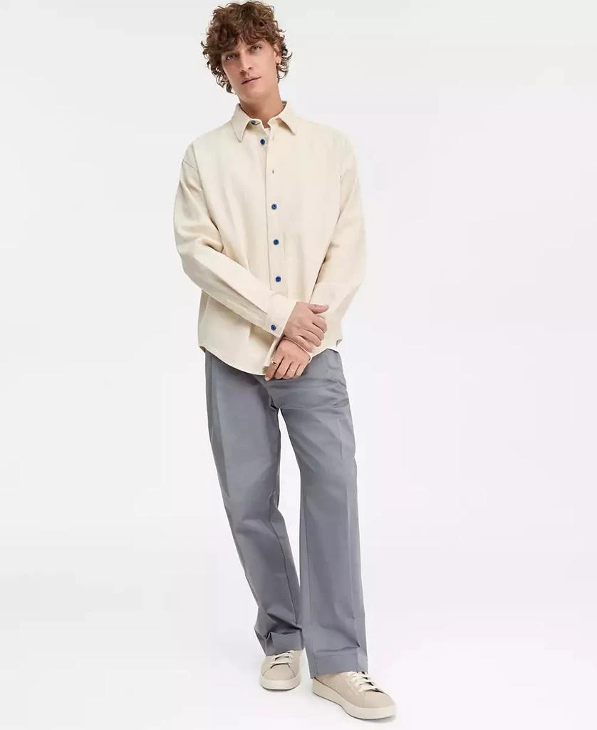 Hugo Boss Men's Cotton Ebino Button-Front Shirt Jacket 2