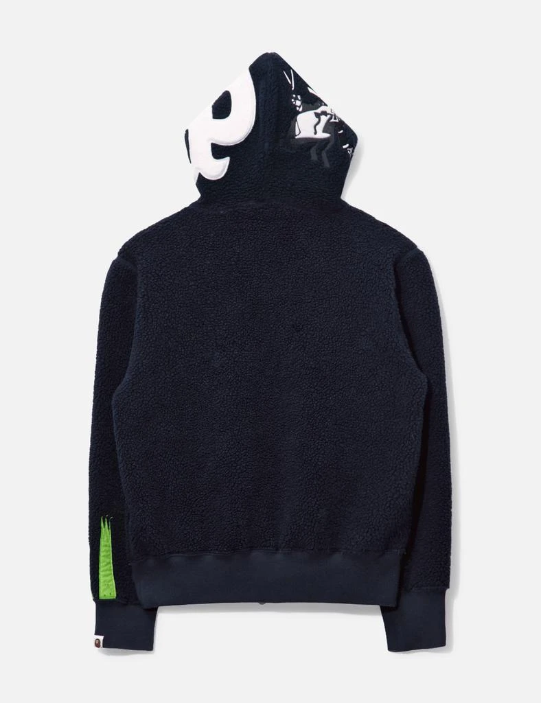 Bape Bape Panda Fleece Zip-up Hoodie 2