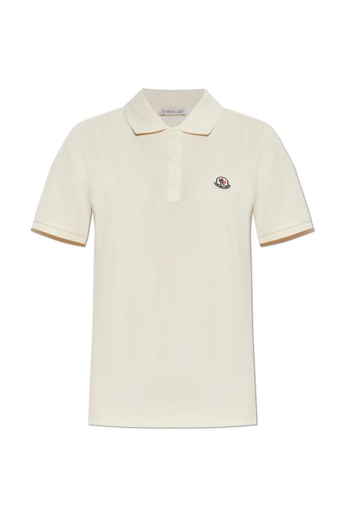 Moncler Moncler Logo Patch Short-Sleeved Polo Shirt 1