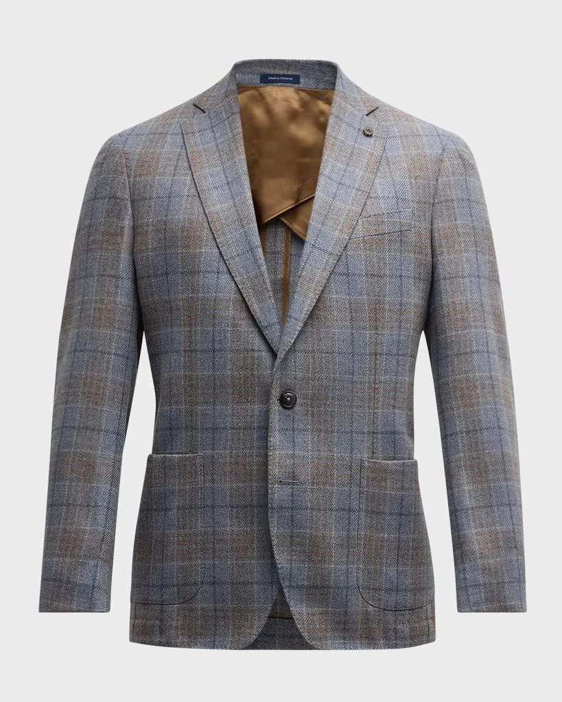 Shop Men's Callan Plaid Two-Button Sport Coat on Sale at BeyondStyle ...