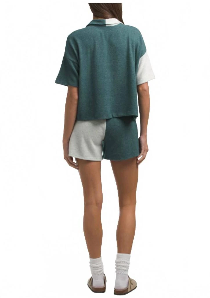 GILLI Color Block Loungewear Set - Regular 
Plus In Heather Grey 2