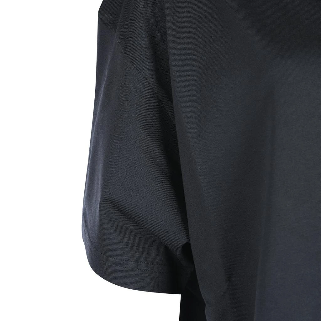 Balenciaga Balenciaga Logo Embroidered Mock-Neck T-Shirt 4