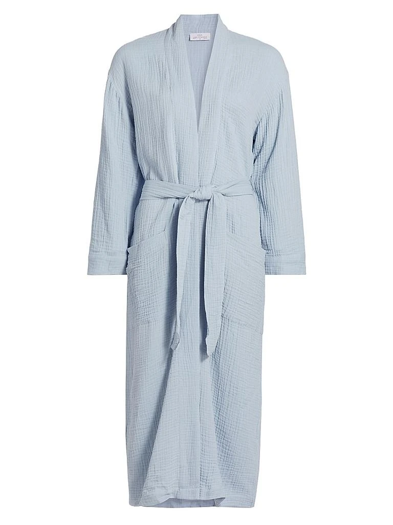 Pour Les Femmes Angel Cotton Gauze Long Robe 1