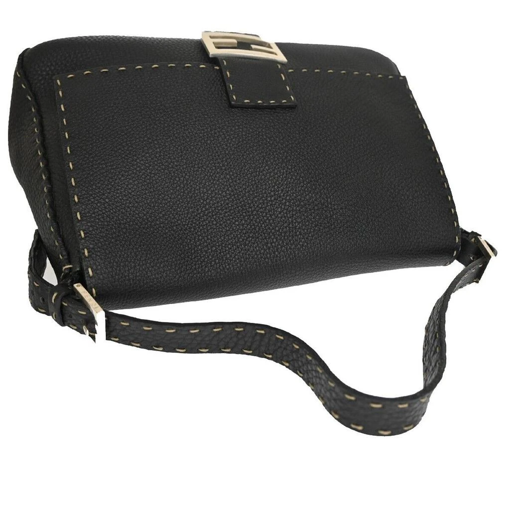 Fendi Fendi Mamma Baguette  Leather Handbag (Pre-Owned) 4
