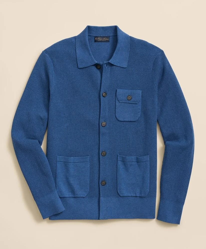 Brooks Brothers Supima® Cotton Chore Coat Sweater