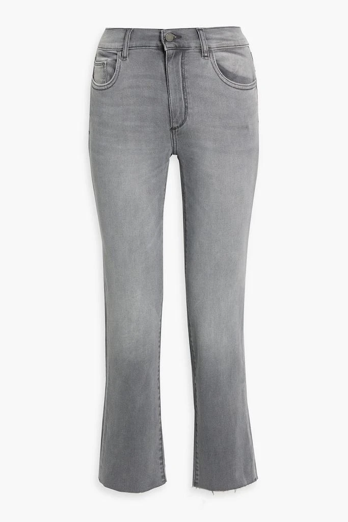 DL1961 Mara cropped mid-rise straight-leg jeans 1