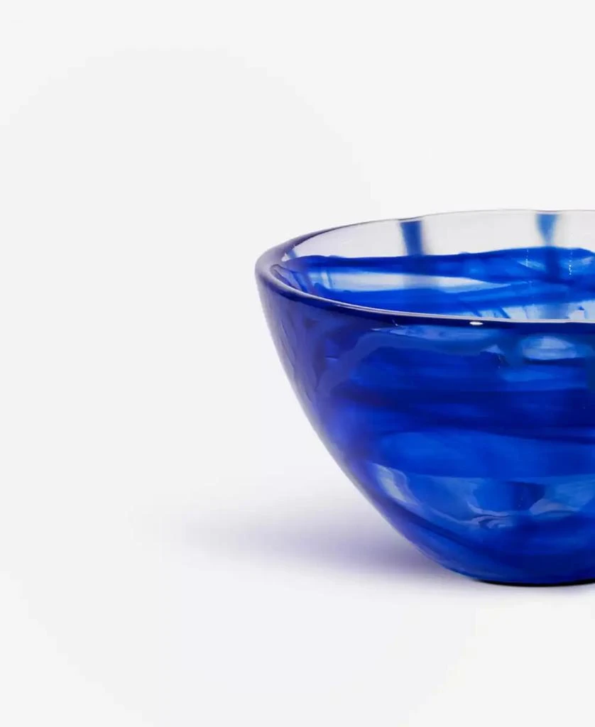 Kosta Boda 6.3" Contrast Blue Decor Bowl 3