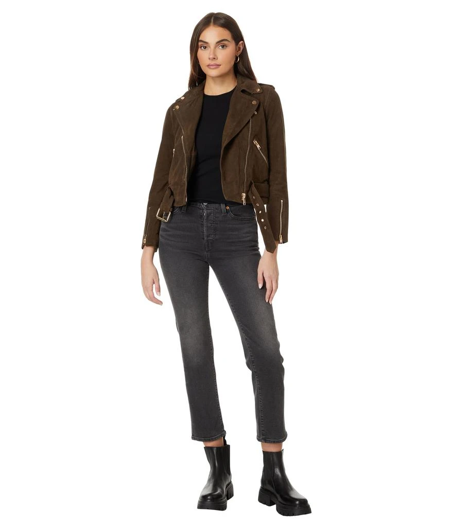 ALL SAINTS Suede Balfern Biker 4