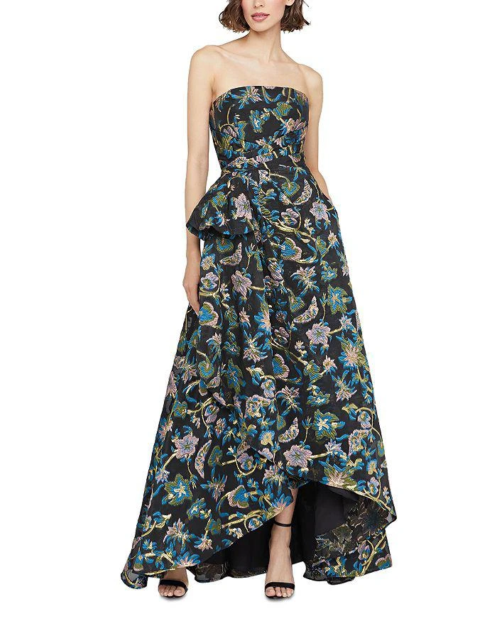 Theia Alice Jacquard Gown 1