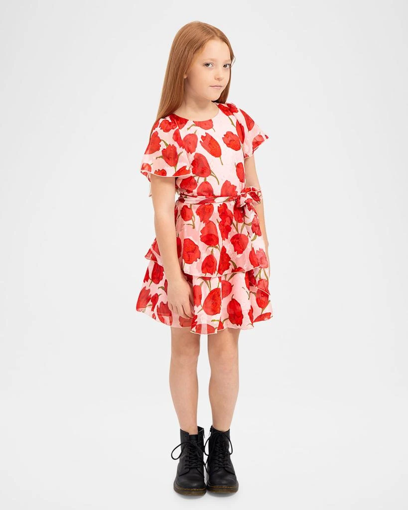 Zoe Girl's Savannah Tulip-Print Dress, Size 7-16 4