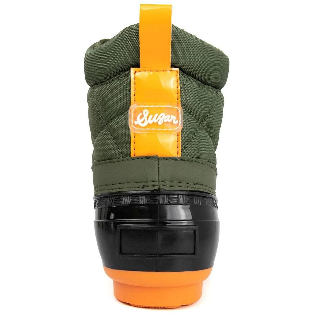 Sugar Skippy Womens Lace-Up Quilted Rain Boots 3