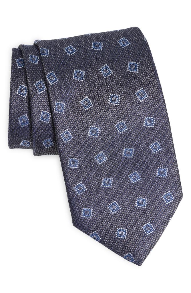 David Donahue Neat Silk Tie
