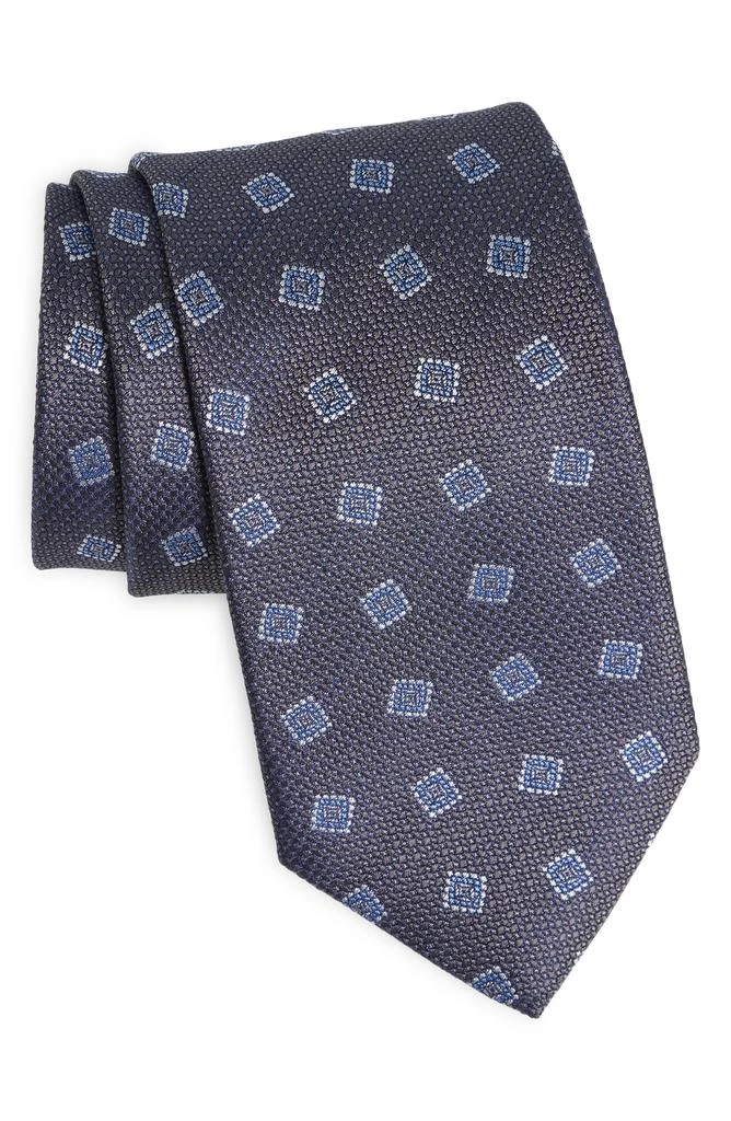 David Donahue Neat Silk Tie 1