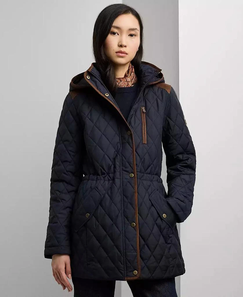 Ralph Lauren Women's Hooded Anorak Quilted Coat, P/XS-XX 1
