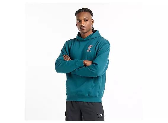 パーカー・フーディ New Balance UNI LEGACY ROUND MAN TO MAN SEMI OVER FIT NBNCF1 new-balance-men-s-q-speed-