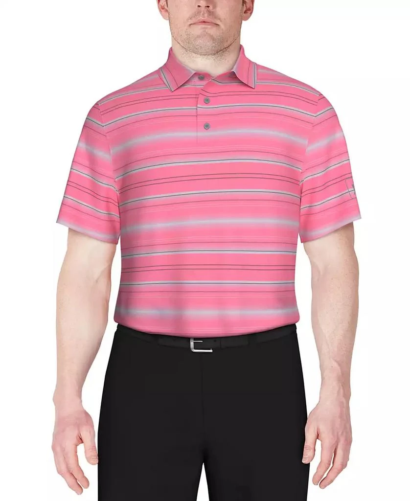 PGA TOUR Men's Stretch-Performance Stripe Polo Shirt 1
