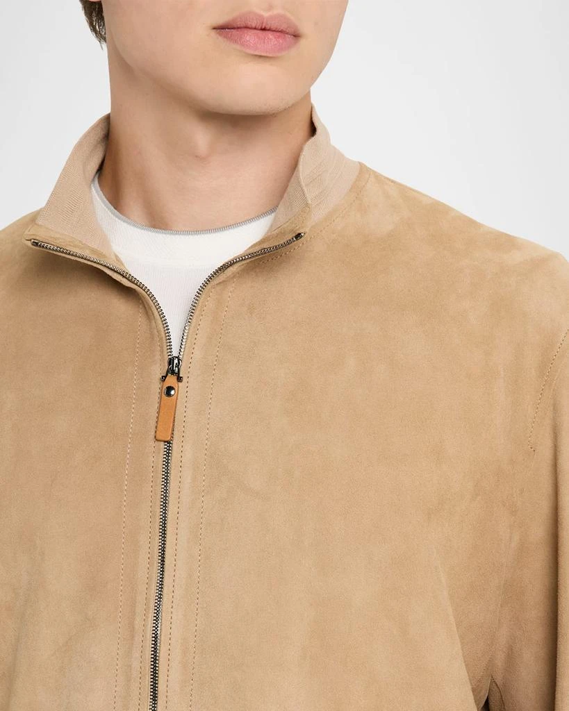 Canali Men's Suede Full-Zip Blouson 5