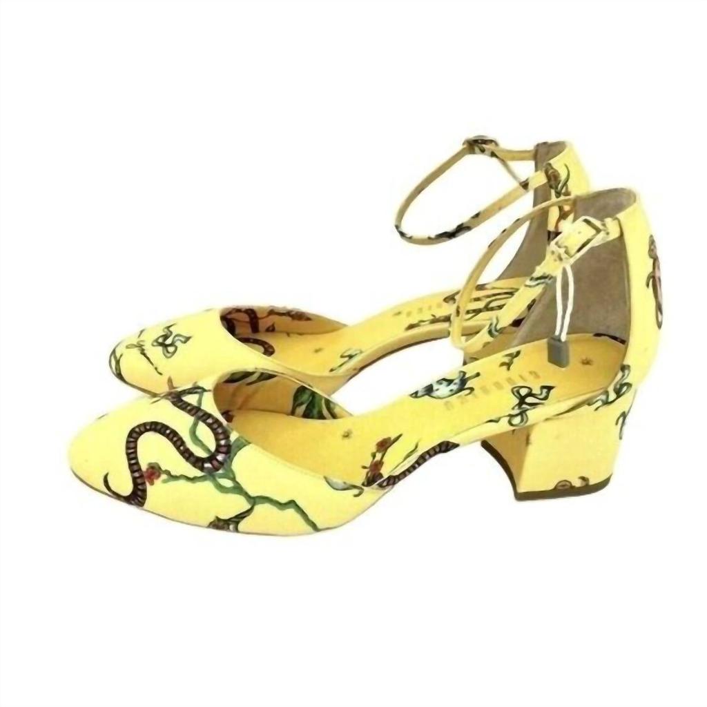 GIANNICO Giannico - Brighton Printed Ankle Block Heels