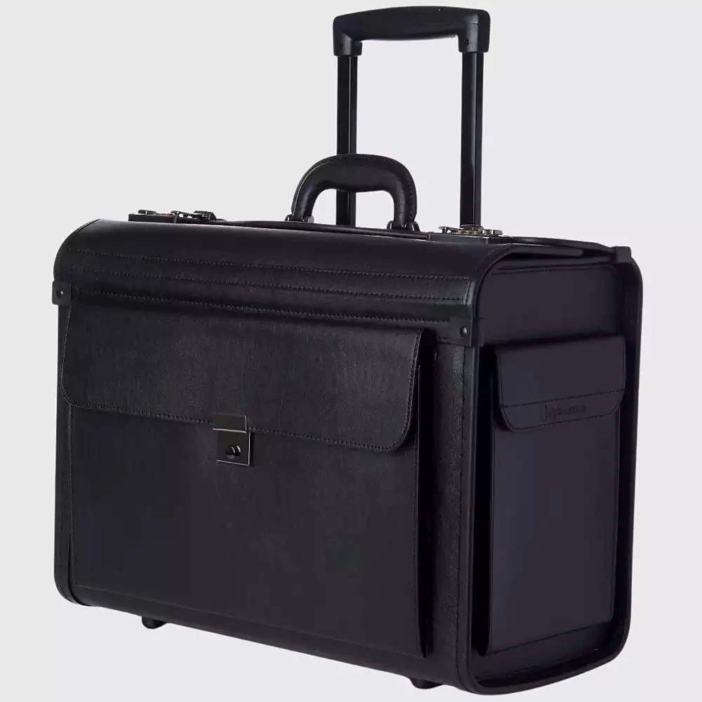 Alpine Swiss 19 Wheeled Briefcase Rolling Case Sales Sample Pilot Lawyer Attache