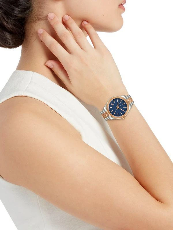 38MM Two Tone Stainless Steel Bracelet Watch – On Sale Now  display picture 1