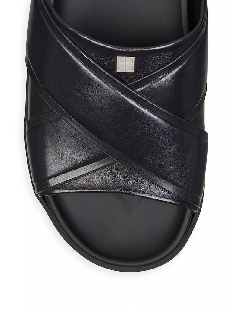 Givenchy G Plage Flat Sandals In Leather 5