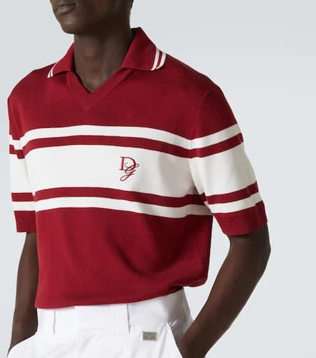 Dolce 
Gabbana Silk and cotton polo shirt 5
