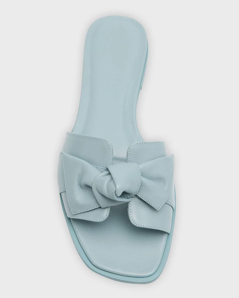 Alexandre Birman Maxi Clarita Leather Knot Flat Sandals 5