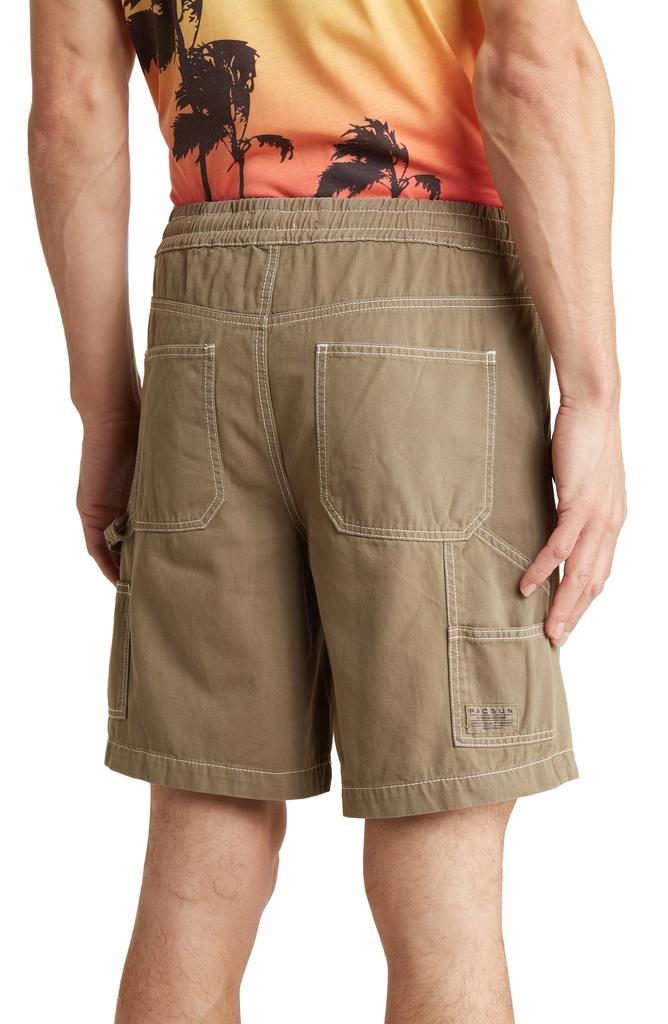 PacSun Bowen Cotton Twill Drawstring Shorts